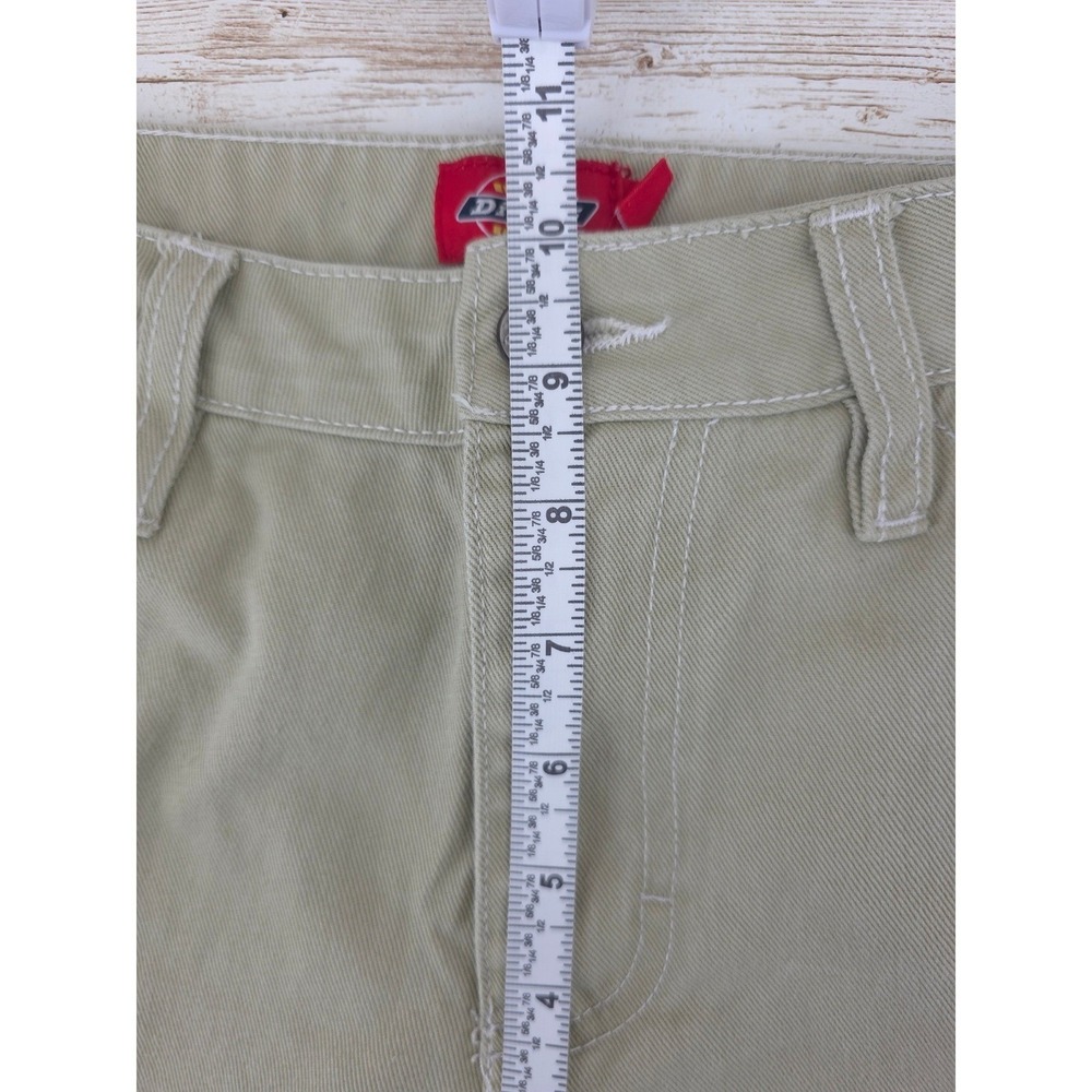 Dickies Jeans Brown Tan Straight Mid Rise Carpenter Utility Juniors 9/29 - Picture 5 of 9